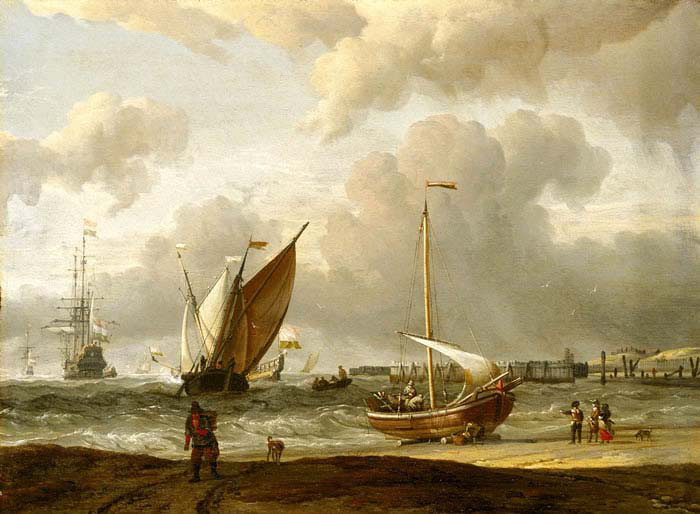 Fishing Boats in a Storm